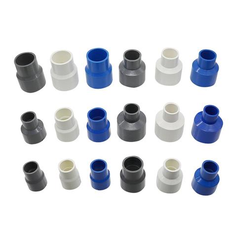 Conectores reductor directo de PVC, adaptador reductor de tubería de riego de 25 a 20mm, 40 a 32mm, 40/32 a 20/25mm, accesorios de tubería de agua, 1 ud. ► Foto 1/6