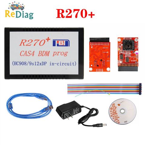 Herramienta de diagnóstico de coche, accesorio R270 + V1.20 Auto R270 CAS4 BDM programador R270 + profesional para BMW Key Prog, envío gratis ► Foto 1/6