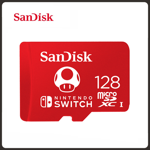 SanDisk-tarjeta micro sd de 128GB, 4GB, 256GB, 4K, Ultra HD, tf, tarjeta de memoria para expansión de juegos ► Foto 1/6