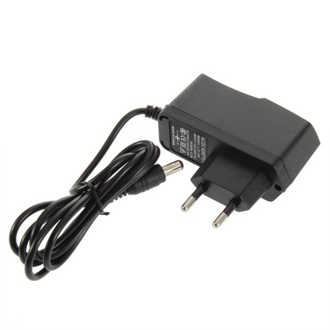 Adaptador de CA CC de 12V, 1A, CA 100-240V, convertidor, cargador, fuente de alimentación, enchufe europeo, negro, venta al por mayor, 2017 ► Foto 1/6