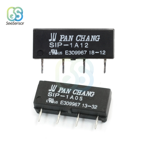 5V 12V relé de SIP-1A05 SIP-1A12 Reed interruptor de relé para PAN CHANG relé 4PIN ► Foto 1/6