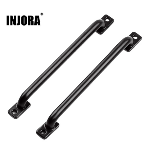 INJORA 2 uds 75mm/133mm de longitud de cuerpo de barandilla para 1/10 RC Crawler Traxxas TRX-4 TRX4 Axial SCX10 90046 D90 D110 ► Foto 1/6