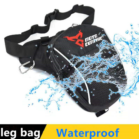 Bolsa lateral de pierna para motocicleta, riñonera de cadera a prueba de agua para Yamaha, Suzuki, universal, conducción, al aire libre, correr, deporte ► Foto 1/6