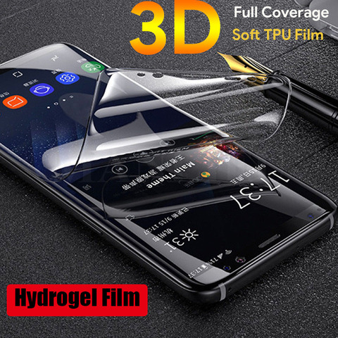 10D película de hidrogel suave para Moto una visión Z2 Z3 Z4 jugar TPU Protector de pantalla para Motorola Moto G8 G7 G6 G5s E6 Plus ► Foto 1/6