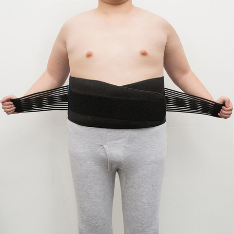 Corrector de postura para hombre y mujer, faja de soporte para la parte inferior de la espalda, de talla grande 5XL y 6XL, cinturón de soporte para la cintura, previene la espalda encorvada ► Foto 1/6