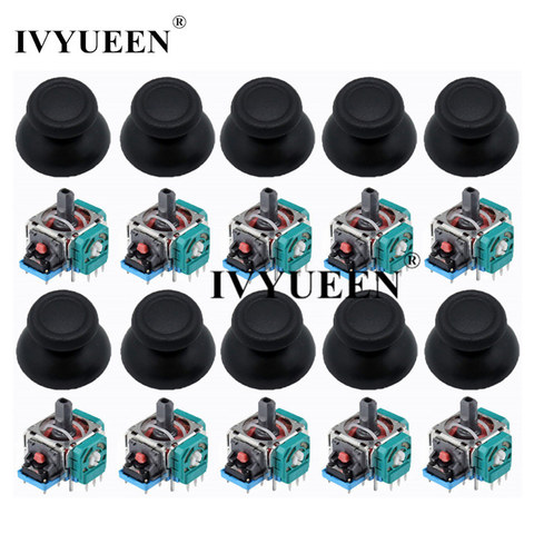 IVYUEEN 10 Sets 3D Joystick analógico Módulo de Sensor de potenciómetro palos de pulgar para PlayStation 4 PS4 Pro Slim reparación del controlador ► Foto 1/6