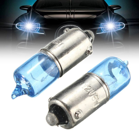 2 uds 6W BAX9S H6W Super blanco 5000K Auto Xenon bombillas de luz lateral señal bombillas de lámpara fuente de luz del coche DC12V estilo de coche ► Foto 1/6