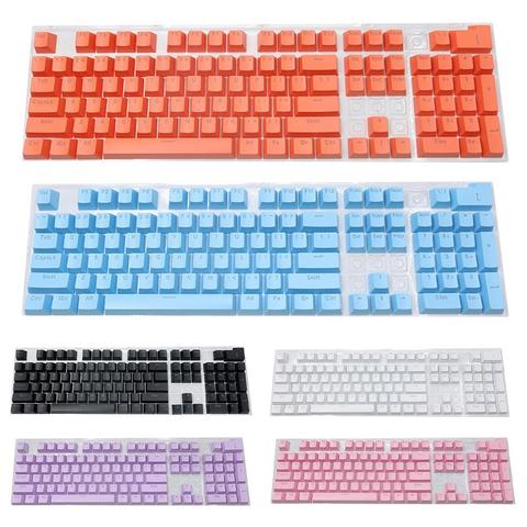 Teclado mecánico con teclas retroiluminadas, 104 unidades, Universal, ergonómico, accesorios para teclado mecánico ► Foto 1/6