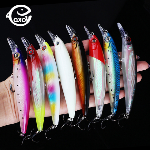 Señuelo de pesca Wobblers para pesca Minnow 11 cm 14g todos los productos para señuelos de pescado cebo Artificial alimentador de lápices luminoso pesca ► Foto 1/6