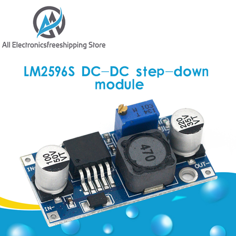 Módulo de fuente de alimentación LM2596s DC-DC, reductor ajustable de 3A, regulador de voltaje LM2596, 24V, 12V, 5V, 3V ► Foto 1/6