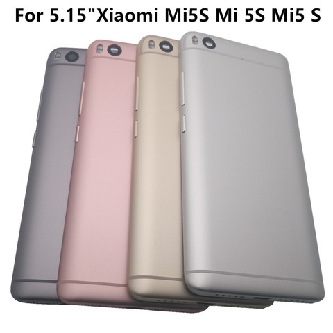 Funda trasera para Xiaomi Mi5S Mi 5S, carcasa de repuesto Original de 5,15 pulgadas para la parte trasera de la batería, para Xiaomi Mi5S Mi 5S Mi5 S ► Foto 1/6