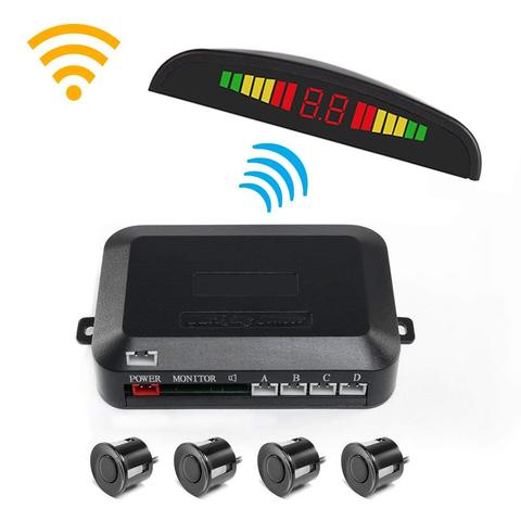 Coche inalámbrico de Sensor de aparcamiento Parktronic con 4 sensores de aparcamiento de Monitor Radar Detector de pantalla LED ► Foto 1/6