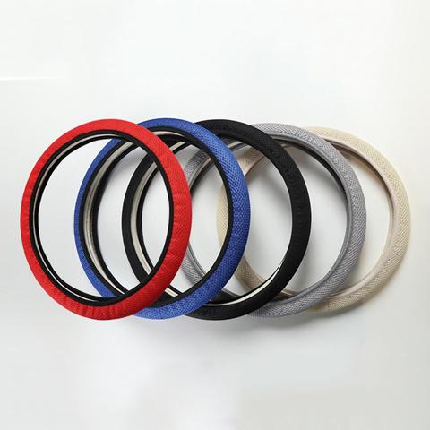 Protector Universal antideslizante para volante de coche y camión, funda de volante de coche transpirable, Estilismo, gran oferta ► Foto 1/6