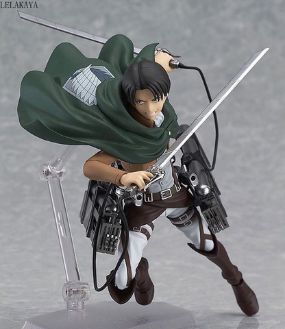 Figura de acción del Anime Attack on Titan, nuevo juguete de 15cm, Eren Mikasa Levi Ackerman, juguetes de modelos coleccionables en PVC con caja, 213 ► Foto 1/6