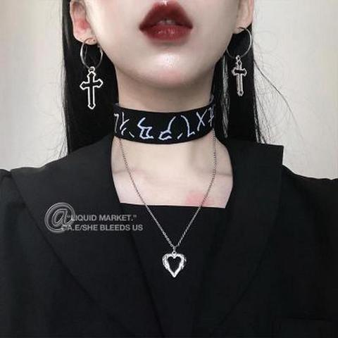 Pendientes de Cruz con perno de Aro para mujer, joyería de moda elegante, Color plata, Vintage, de Metal, Kpop ► Foto 1/6