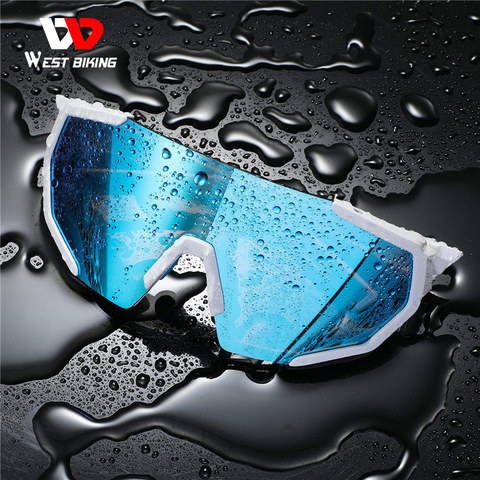 WEST BIKING-gafas polarizadas profesionales, 3 lentes para ciclismo de montaña o carretera, UV400 ► Foto 1/6