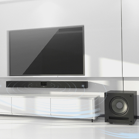 Barra de sonido para cine en casa, altavoz inalámbrico con Bluetooth, sonido envolvente, TV, TW ► Foto 1/6