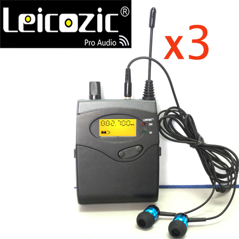 Leicozic-receptor de monitor para sistemas de monitor y monitores de oído, monitor de escenario profesional, BK2050, SR2050 IEM, 3 piezas ► Foto 1/6