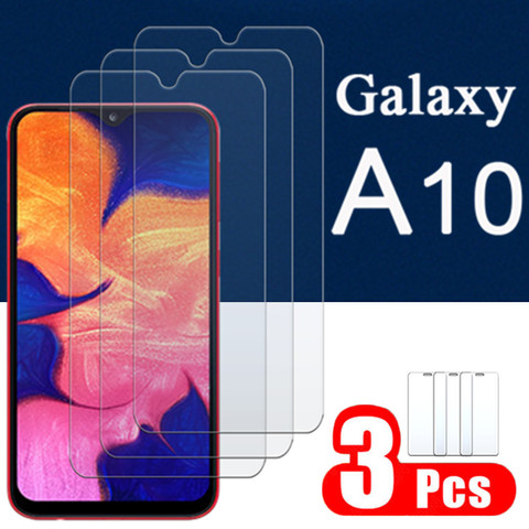 Protector de pantalla de vidrio templado para móvil, película de cristal templado para Samsung Galaxy A10, A10s, M10, Tremp, Samsung 10a, alta definición, 3 uds. ► Foto 1/6