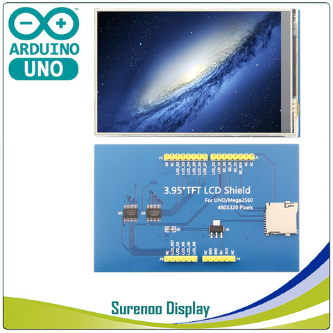 Módulo táctil TFT de 3,95 pulgadas, 480x320, Panel de visualización de pantalla LCD, controlador ST7796S para Arduino UNO R3 ► Foto 1/3