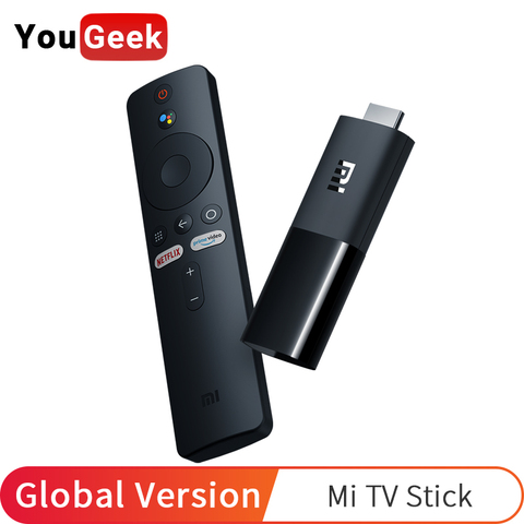 Versión Global Xiaomi Mi TV Stick Android TV 9,0 Quad-core 1080P Dolby DTS HD Dual decodificación 1GB de RAM 8GB Asistente de Google Netflix ► Foto 1/6