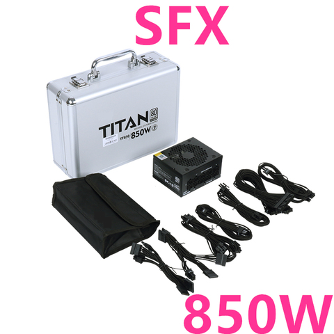 Nuevo PC PSU para gran WALL TITAN ITX SFX, completamente Modular, 80plus, platino, juego silencioso, 850W, para TF850 ► Foto 1/6