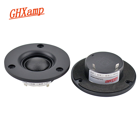 GHXAMP 3 pulgadas altavoz de Tweeter de cúpula 4OHM 20W de película agudos 25 hilos de cine en casa para estantería 5,1 altavoces 90dB 2 uds ► Foto 1/6