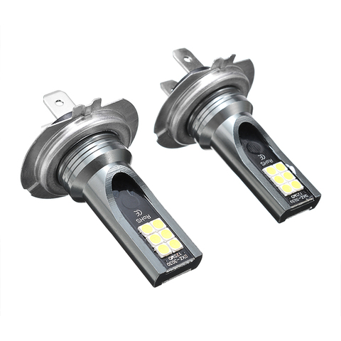 Faros delanteros de coche H7 110W, impermeables, lámpara de 24000LM, luces antiniebla, Kit de conversión, bombilla LED superbrillante 6000K, 2 uds. ► Foto 1/6