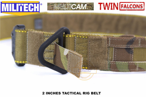 MILITECH Twinfalcons-correa de la plataforma táctica de Gunfighter Molle, cinturón de Ranger de calidad duradera con malla interior, cinturón de asalto militar ► Foto 1/6