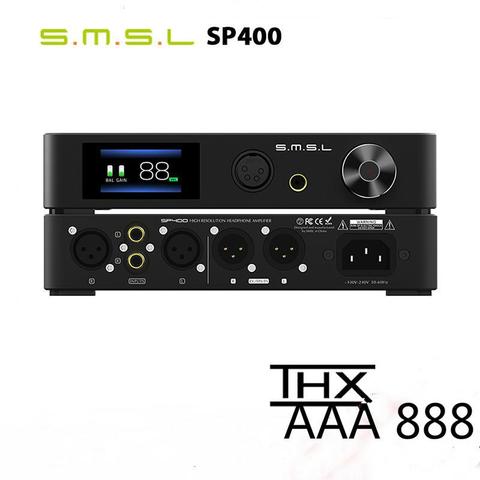 SMSL-AMPLIFICADOR DE AURICULARES SP400, dispositivo de música Hifi, equilibrado, THX, AAA, 888, 6,5mm, SE, XLR, RCA ► Foto 1/5