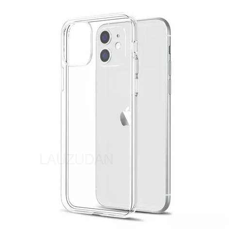 Funda de silicona transparente para móvil, funda suave para iPhone 11, 7, 8, XR, 11, 12, Mini Pro, XS, Max, X, 8, 7, 6s Plus, 5 SE, 2022, XR ► Foto 1/6