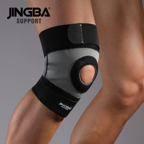 JINGBA apoyo Rodillera Deportivava ajustable rodilleras rodilla soporte, Cinturón de sujeción Protector de la rodilla de voleibol de la rótula ► Foto 1/6