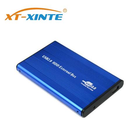 XT-XINTE USB 2,0 portátil Puerto IDE Disco Duro caja de cierre externo de 2,5 pulgadas HDD caja Caddy de aluminio para ordenador portátil ► Foto 1/6