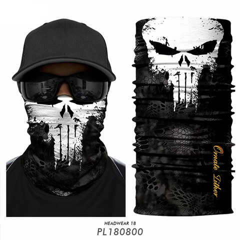 Máscara de Punisher 3D para Hombre, Bandana Venom para cuello, polaina para cara de ciclista, Mascarillas para senderismo, bandanas, pasamontañas para esquiar ► Foto 1/6