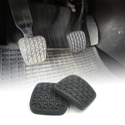 2 uds coche Universal Pedal Pad de caucho cubre de freno de alta calidad almohadilla de Pedal de embrague cubierta de goma protectora caso para Opel Vauxhall ► Foto 1/6