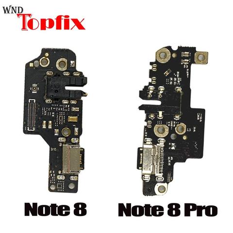 Puerto de carga para Xiaomi Redmi Note 8 Pro, 100% probado, piezas de placa de conector, Cable flexible para Redmi Note 8, puerto de carga USB ► Foto 1/3