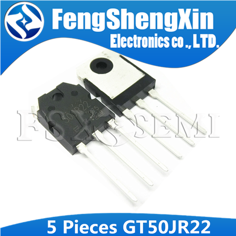 5 uds GT50JR22 TO247 50JR22 TO247 Canal N IGBT transistor ► Foto 1/1