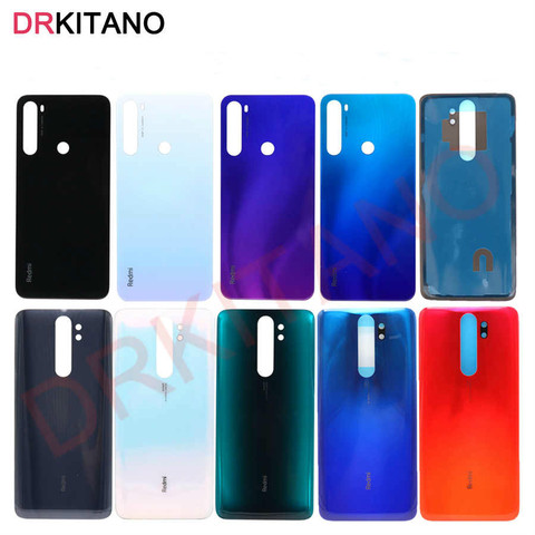 Funda de batería para Xiaomi Redmi Note 8 Pro, Panel de cristal trasero, puerta trasera de la carcasa, reemplazo para Redmi Note 8 ► Foto 1/6