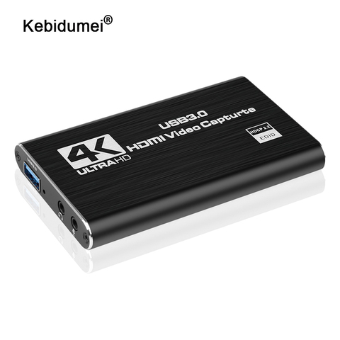 Tarjeta de captura de vídeo 4K, USB 3,0, 1080P, grabador de juegos, tarjeta de captura USB 2,0 para Youtube, placa de transmisión en vivo OBS ► Foto 1/6