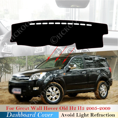 Funda protectora para salpicadero de Great Wall Hover Old H2 H3 2005 2006 2007 2008 2009, accesorios para coche, Alfombra de sombrilla Greatwall ► Foto 1/6