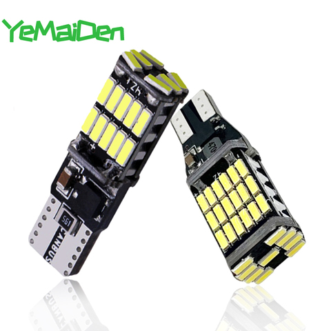 1x de alta potencia T15 W16W bombilla LED Canbus T10 W5W 194 luz LED de señal Canbus No error coche cuña lado aparcamiento marcha atrás lámpara 4014 SMD ► Foto 1/6