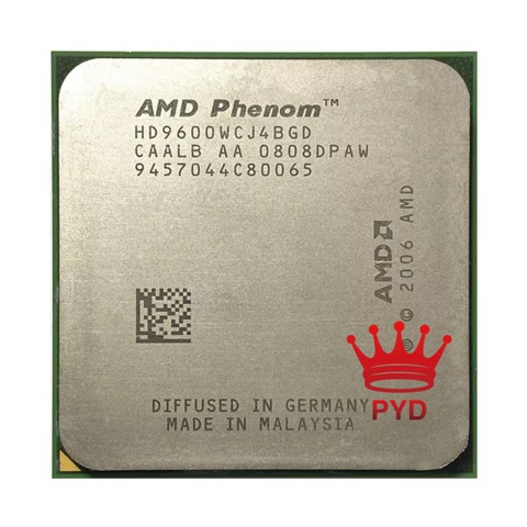 AMD Phenom X4 9600 2,3 GHz Quad-Core CPU procesador HD9600WCJ4BGD/HD960BWCJ4BGH/HD960ZWCJ4BGD hembra AM2 + ► Foto 1/1