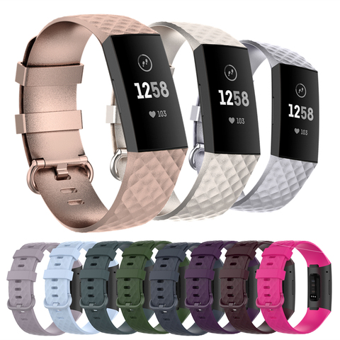 Correa de silicona para Fitbit Charge 4, correas de relojes deportivos, accesorios para Fitbit Charge 3/3 SE ► Foto 1/6