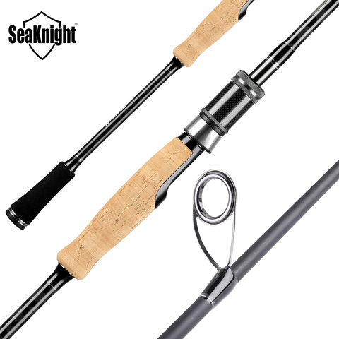 SeaKnight Falcon cañas de pescar 1,98 M 2,1 M 2,4 M spinning Casting rod 2 puntas M y ML M y MH Power caña de pescar fibra de carbono 2 secciones cañas de pesca MF acción ► Foto 1/6