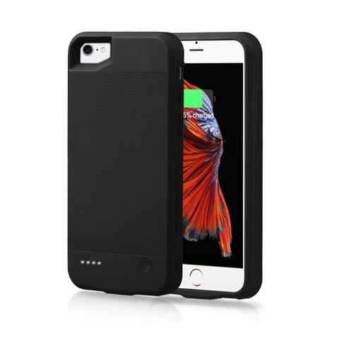 Funda de cargador de batería para iPhone 7, 8, cargador de batería externa ultradelgada ► Foto 1/6