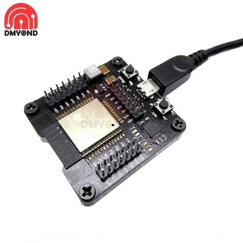 Placa de desarrollo de sistema Min, accesorio de programación de placa de prueba de ESP-WROOM-32, herramienta de fijación de quema ESP32 para ESP-WROOM-32D ► Foto 1/6