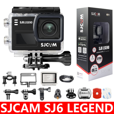 100% Original SJCAM SJ6 leyenda acción del deporte de la Cámara 4K Wifi 30M impermeable Ultra HD 2 