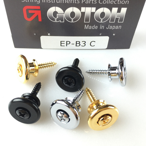 1 Juego de botón de correa GOTOH/Pin de correa para guitarra y bajo EP-B3, hecho en Japón ► Foto 1/5