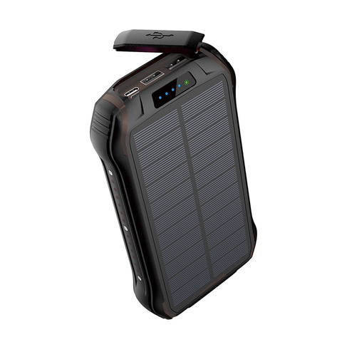 Banco de energía Solar de 26800mAh con linterna LED potente, para Xiaomi Mi 8, iPhone 11, Samsung ► Foto 1/6