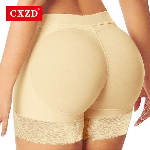 CXZD-bragas realzadoras de glúteos para mujer, moldeador de cuerpo falso, ropa interior acolchada, bragas de cintura alta con Control de barriga ► Foto 1/6